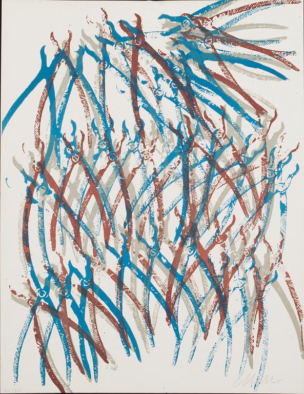 FERNANDEZ ARMAN, mapp med 5 färglitografier, signerade och numrerade 100/250.