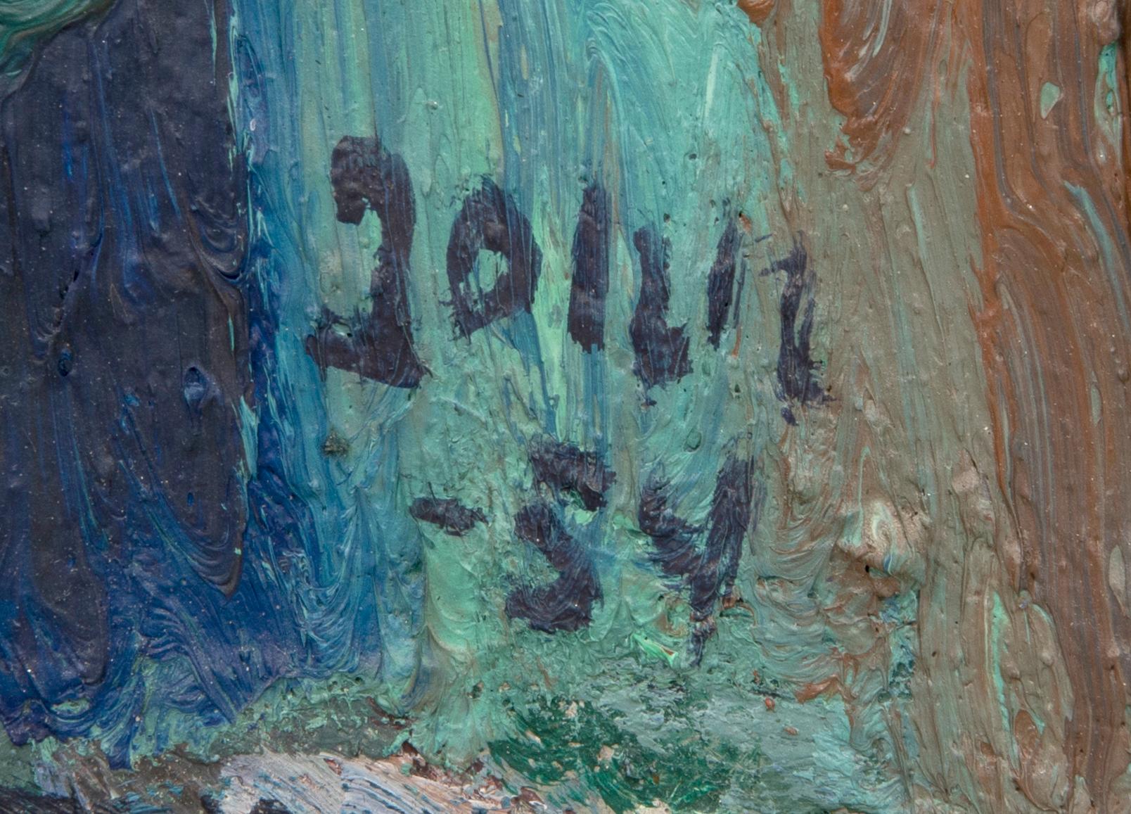 Gunnar Jonn, oil on canvas, signed and dated 54.