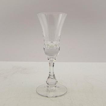 Göran Wärff, glass service, 71 pieces, "Prince", Kosta Boda, late 20th century.