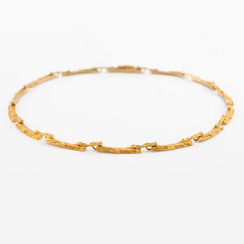 Lapponia necklace 18K gold, design by Björn Weckström.