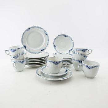Service, 16 pcs "Princess", Royal Copenhagen, Denmark, late 20th century.