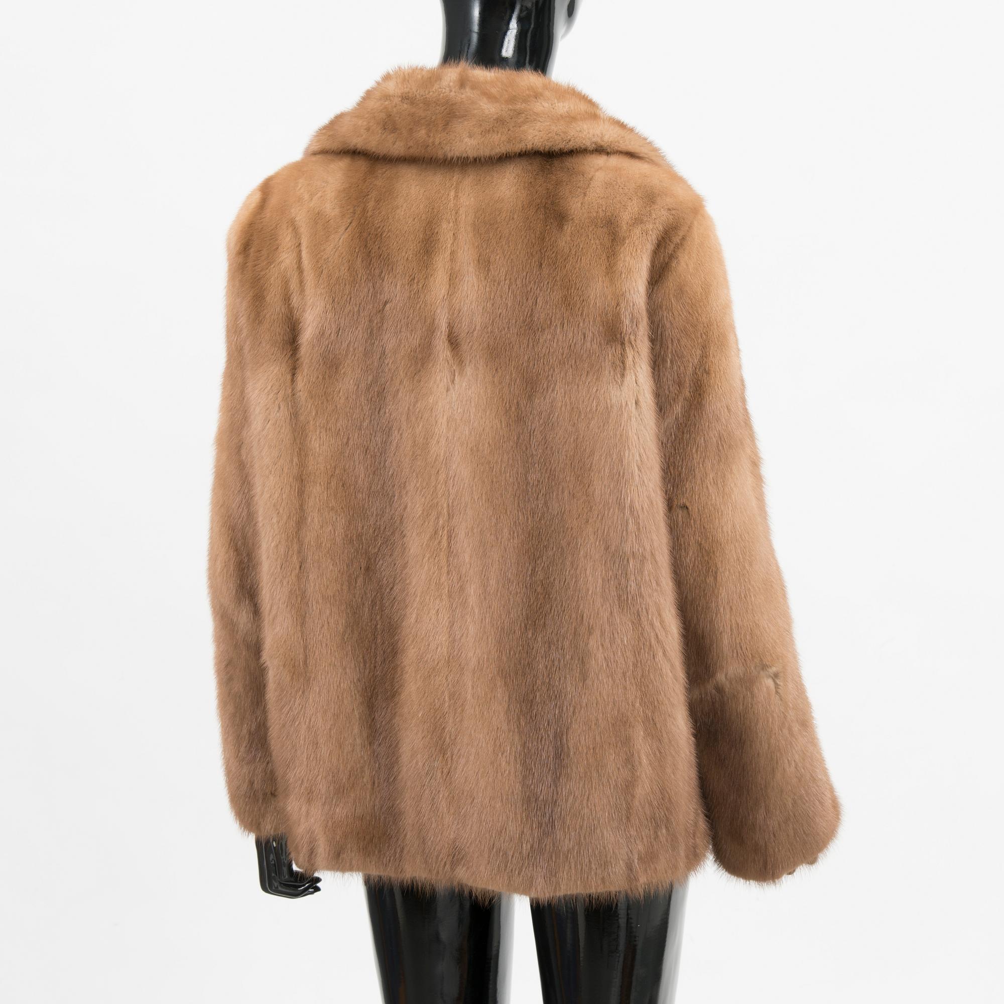 A Vintage Dutch Mink Fur Jacket.