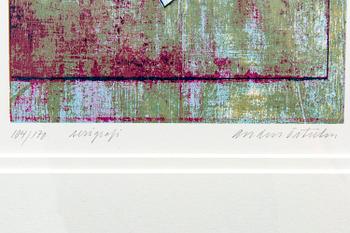 Anders Österlin, 2 st färgserigrafier, signerad och numrerade 126/150 resp 104/170.