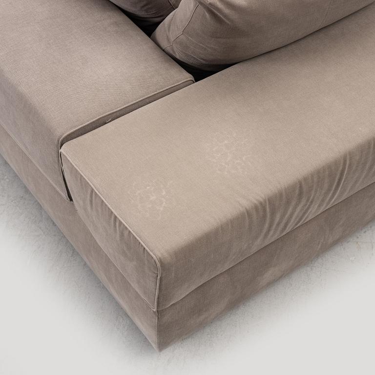 Hannes Wettstein, modulsoffa, 4 delar, "Turner", Molteni, Italien.