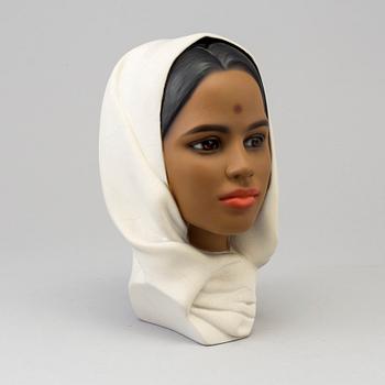 UNKNOWN ARTIST, pottery sculpture, signed Edith Pedersen, Denmark, 1960s.