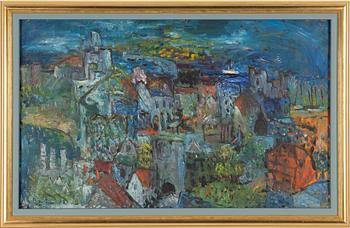 Harry Booström, Visby (Hommage a Marc Chagall).