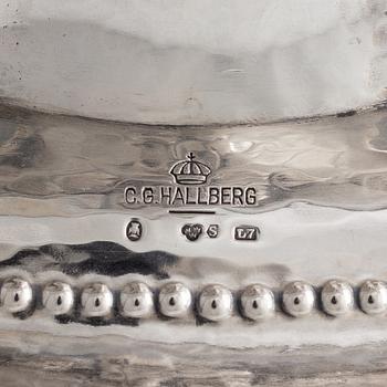 A silver jardinière, C.G.Hallberg, Stockholm, Sweden, 1913.