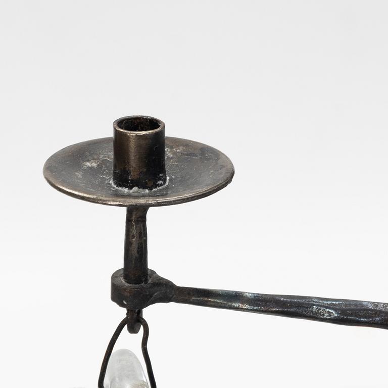 Erik Höglund, a 16 light chandelier for Boda Smide, Sweden.