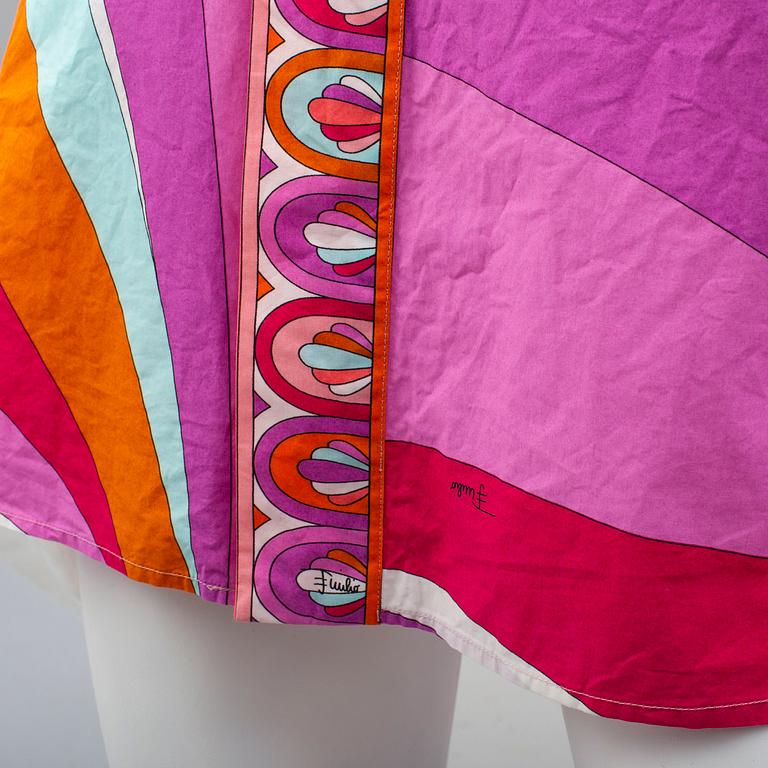 EMILIO PUCCI, a printed cotton shirt, size XL.