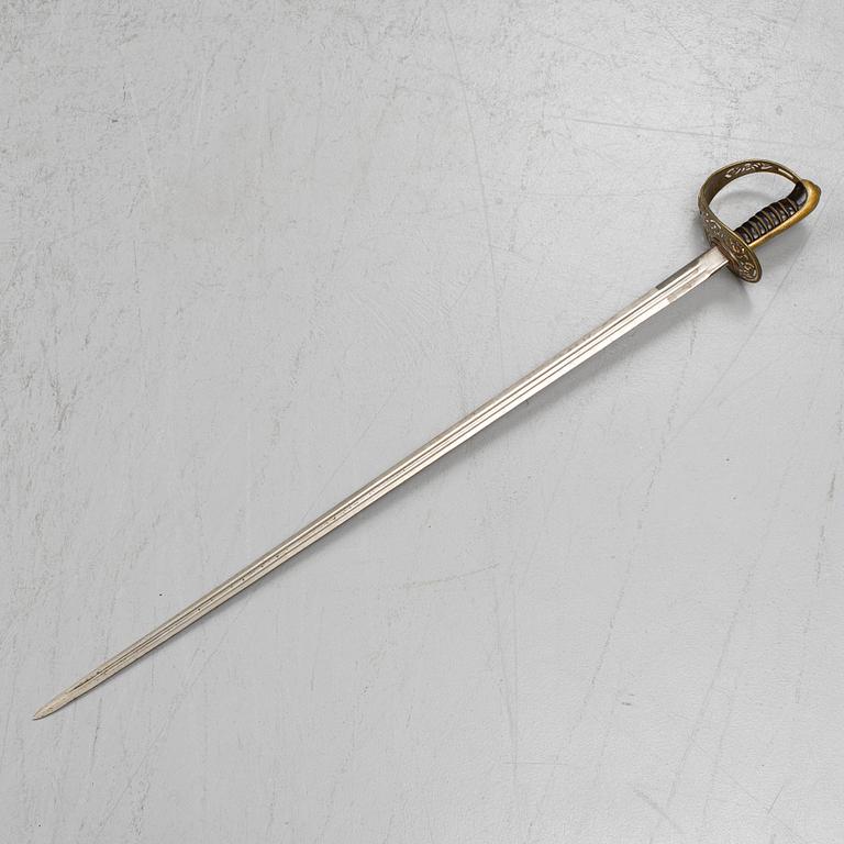 A Swedish cavalry officer's sword 1893 pattern.