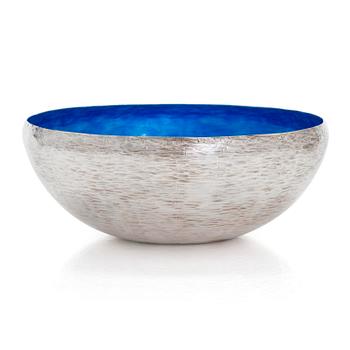 Eva Hidström,  an enamelled sterling silver bowl, Kultakeskus, Hämeenlinna Finland 1973.