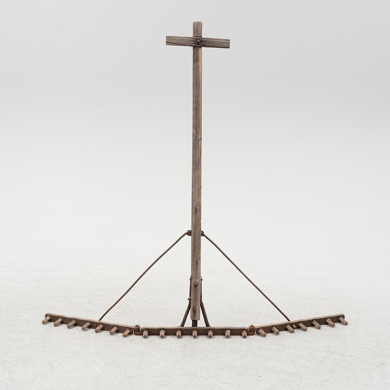 Gårdskratta/Gårdsharv omkring år 1900.