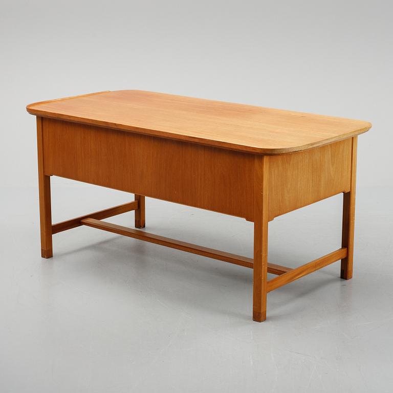 A Swedish mahogany desk, Nordiska Kompaniet, 1948.