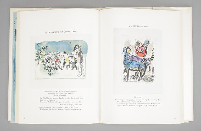 BOK, "Chagall Lithographe III", 1962-1968, utgiven av André Sauret, Frankrike 1969.
