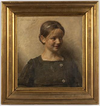 Julius Paulsen, oil on canvas, signed and dated 1904.