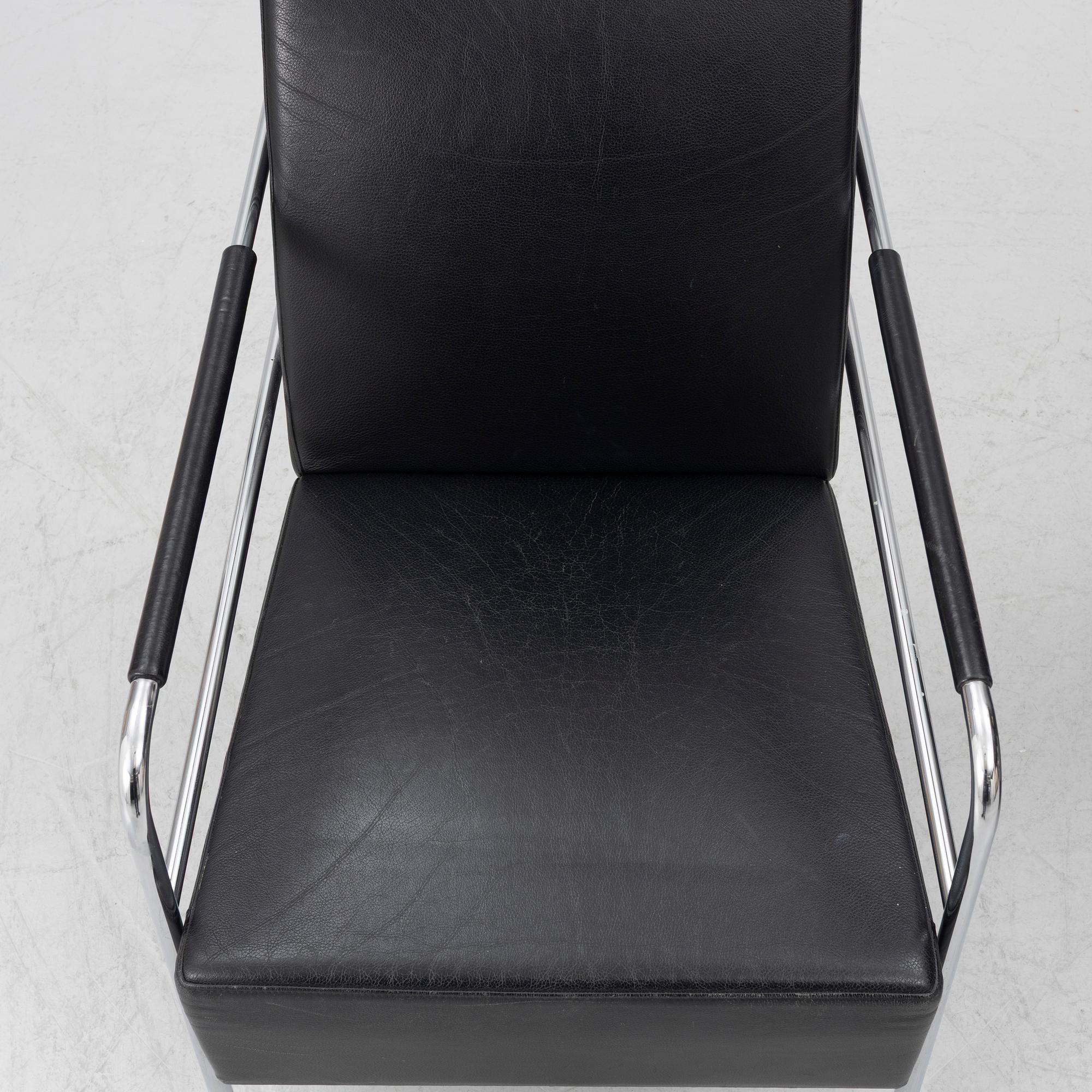 Gunilla Allard, a pair of 'Cinema' armchairs, Lammhults, Sweden.