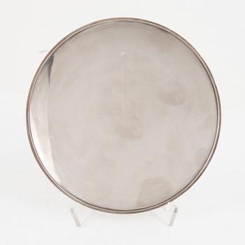 Søren Georg Jensen, a sterling silver dish, Georg Jensen, Denmark, after 1945.