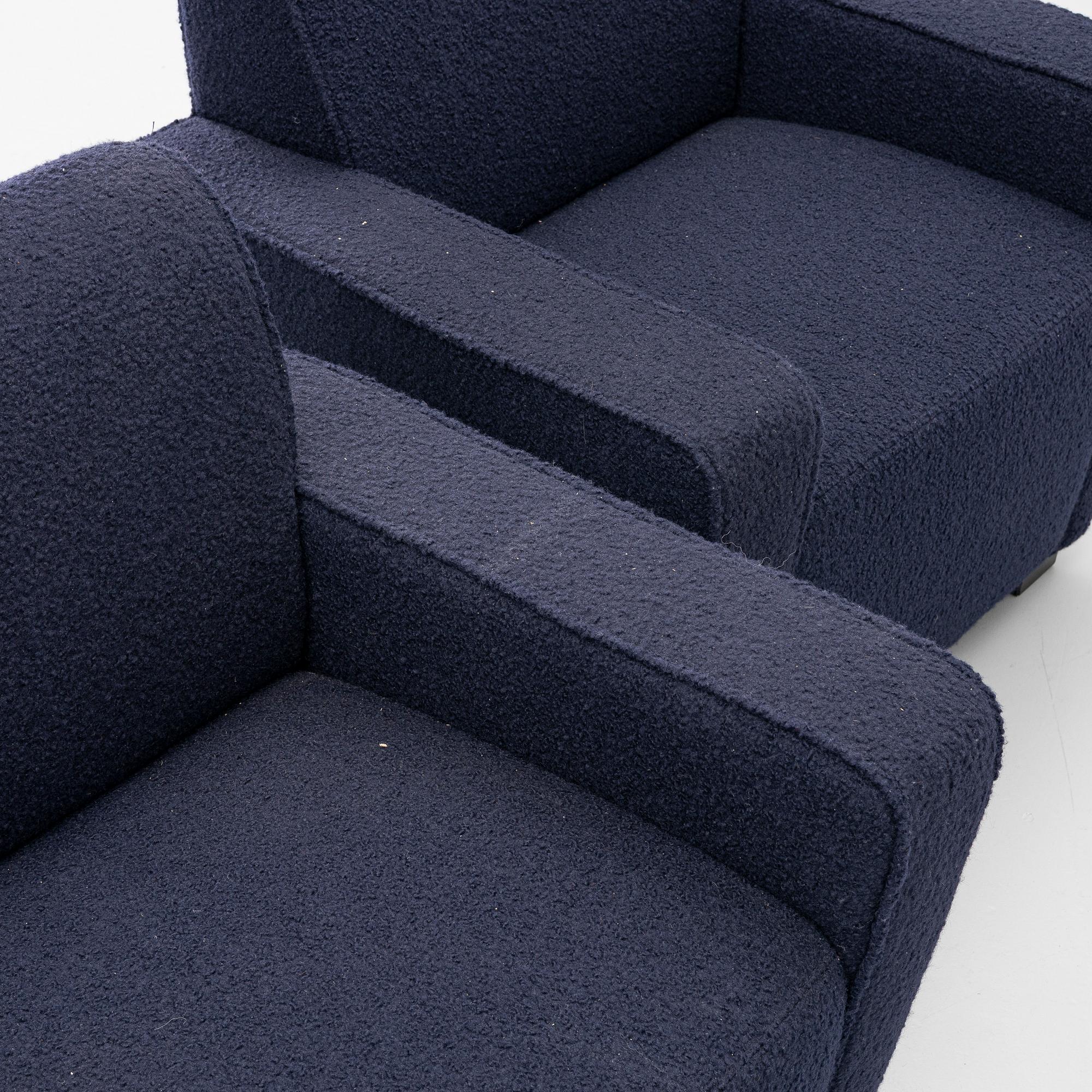 Fredrik Carlström, a pair of "Josefina" armchairs, Austere.