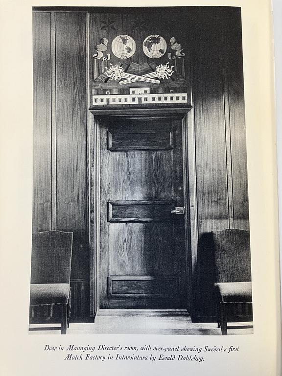 Ivar Tengbom, & Robert Hult a set of three door handles, Swedish Grace from The Swedish Match Company's Head Office Stockholm ca 1928.