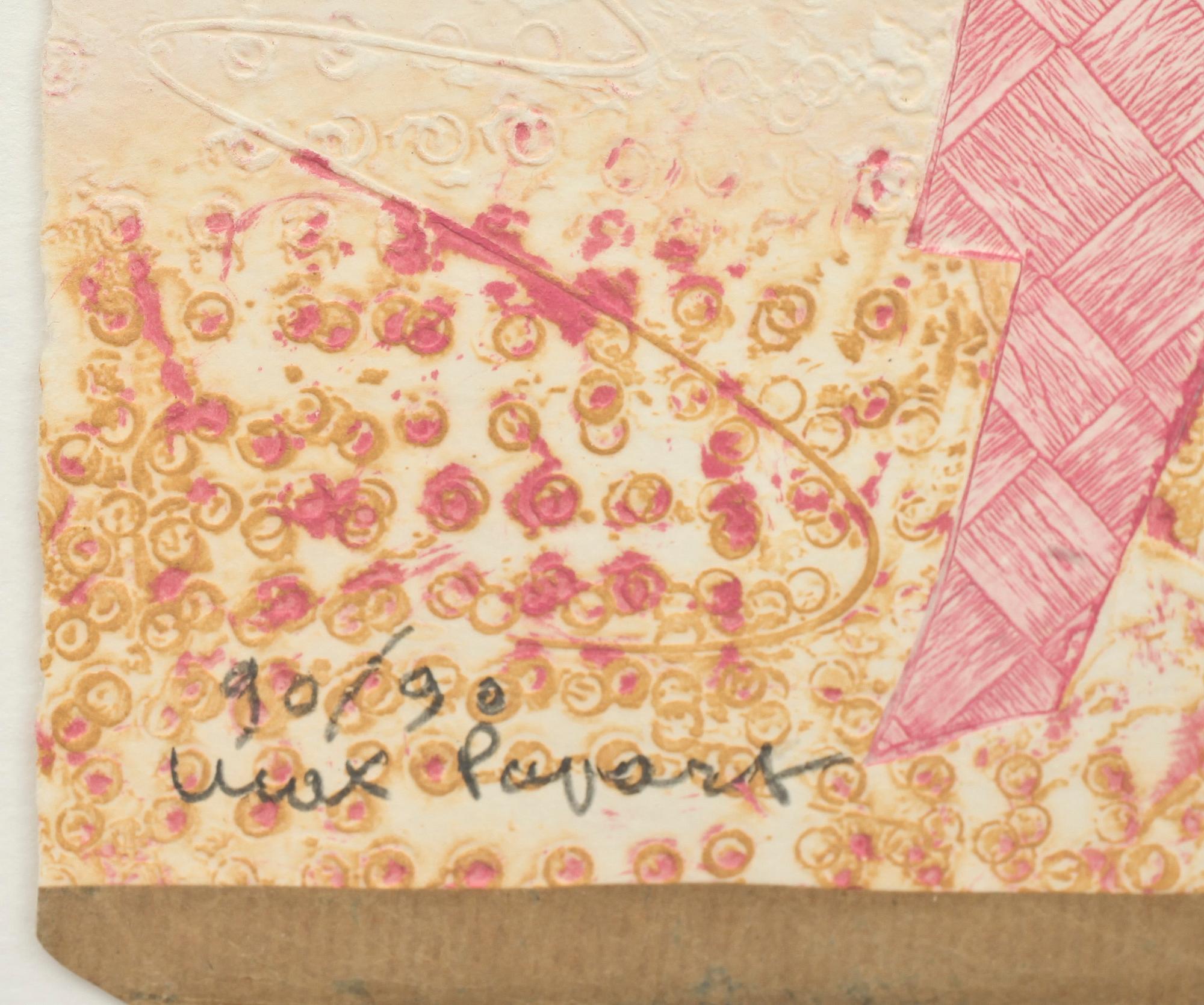 MAX PAPART, carborundumetsning, sign o numr 90/90.
