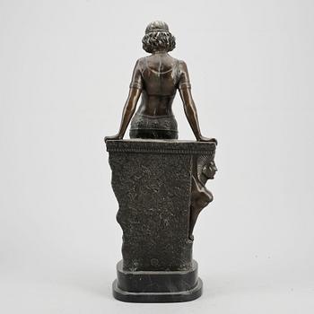 SKULPTUR, brons, signerad Menne, 1900-talets första hälft.