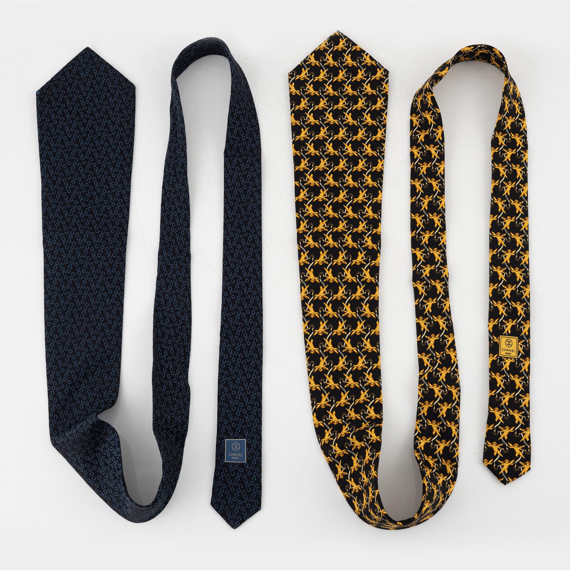 Chanel, ties, 2 pcs.