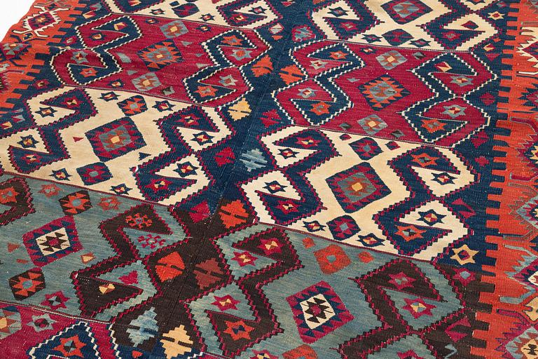 An antique Van kilim, Eastern Anatolia, c. 328 x 167 cm.