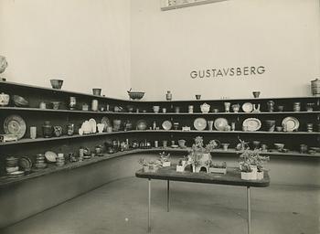 Wilhelm Kåge, kaktusställ, "Puzzle", modell 975/9, Gustavsberg, 1930-tal.