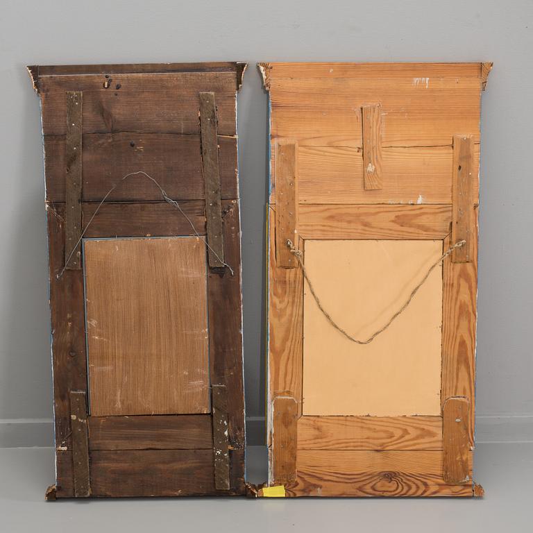 SPEGLAR 2 st empire samt empirestil 1800- resp 1900-tal.