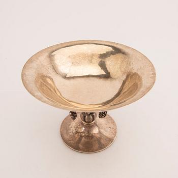 Johan Rohde, skål på fot, sterling silver Firma Georg Jensen, Köpenhamn modell nr 264.