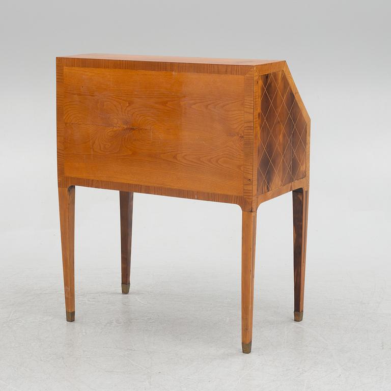 A Gustavian secretaire, late 18th century.