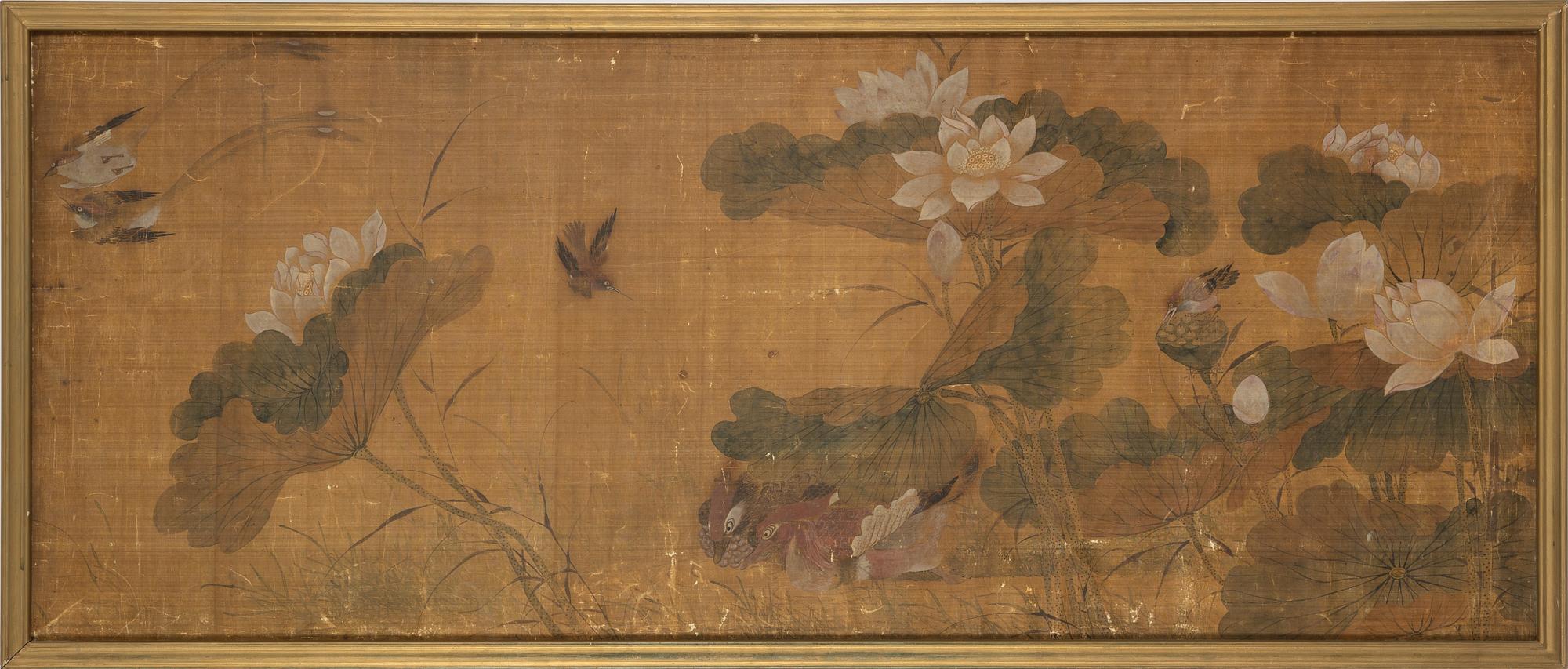 Unknown artist, ink and colour on silk, China, 20th century.