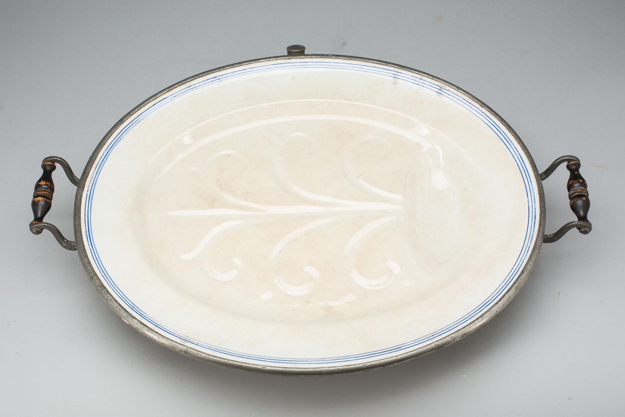 STEKHUV, metall och flintgods, 1800-talets mitt/andra hälft.