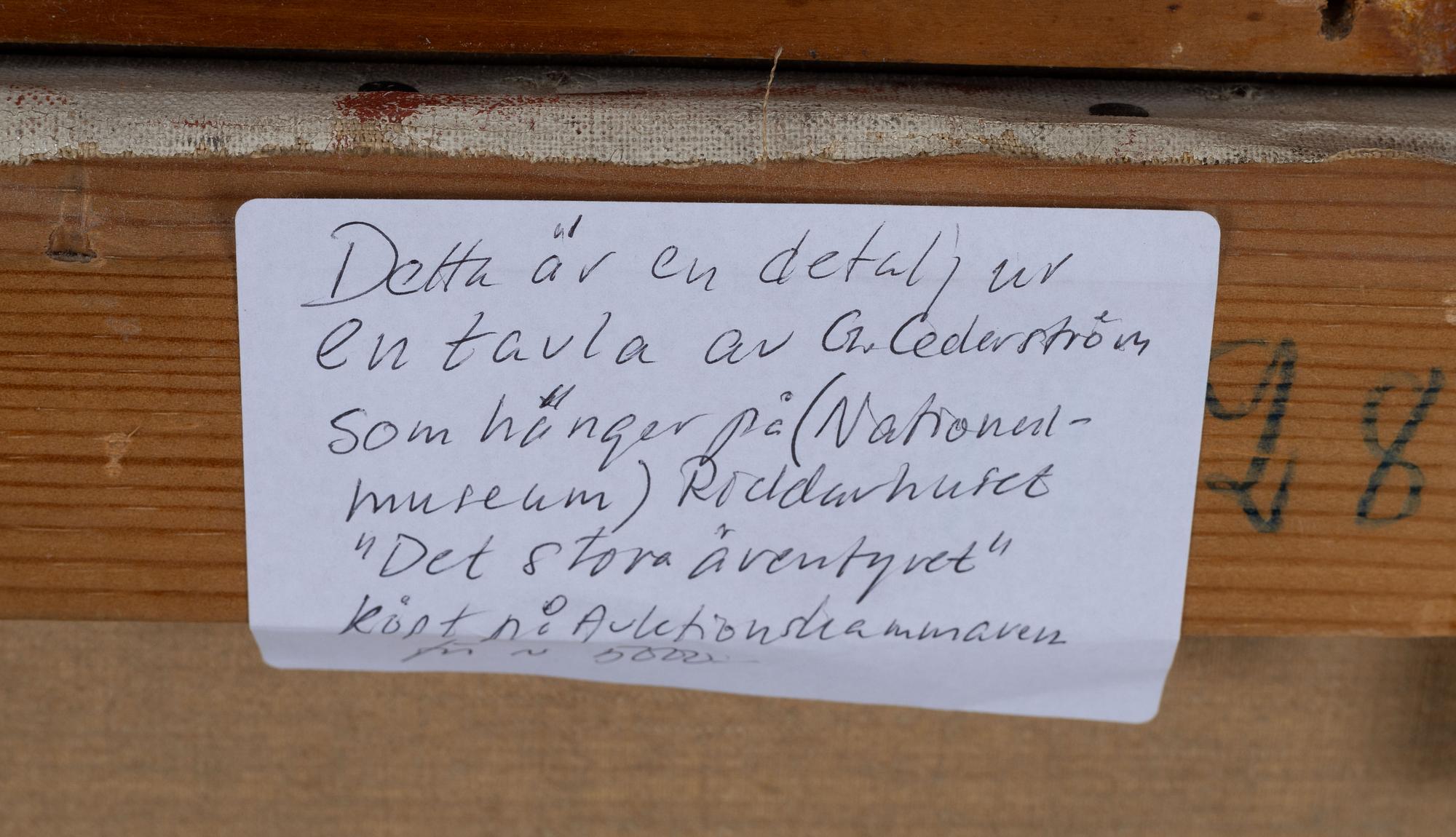 Gustaf Cederström, Karolin, studie.