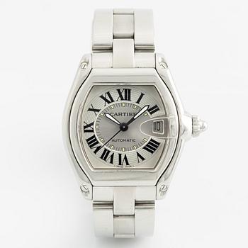 Cartier, Roadster, wristwatch, 38 mm.