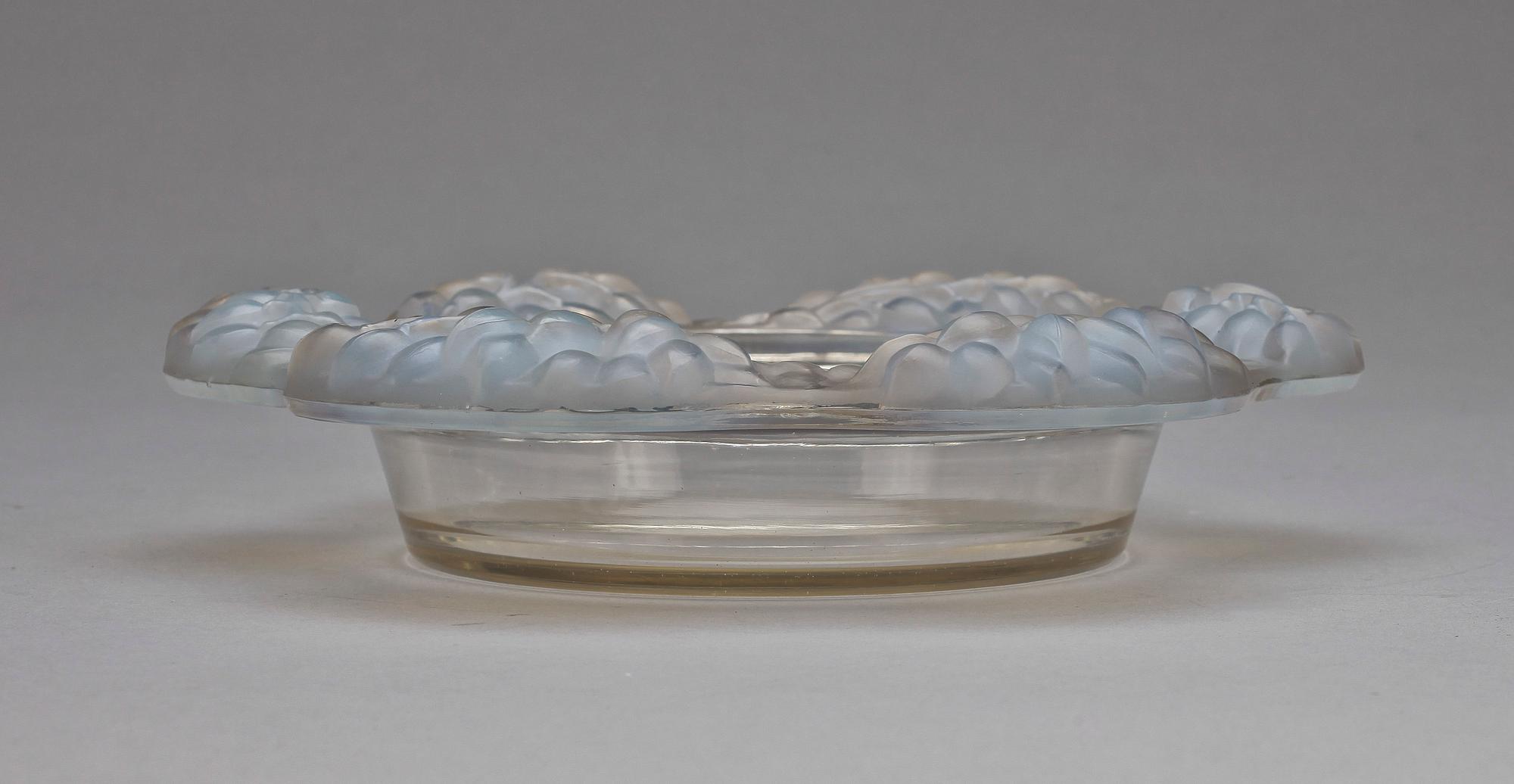 SKÅLFAT, glas, Lalique, Frankrike, 1900-tal.