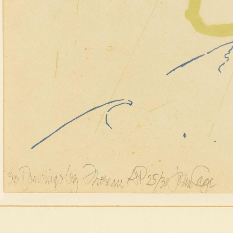 John Cage, "30 Drawings by Thoreau". From "Merce Cunningham Portfolio".