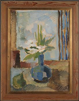 ALF LINDBERG, olja på papper, signerad.