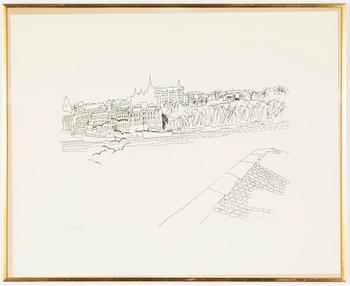 Slas (Stig Claesson), View over Södermalm.