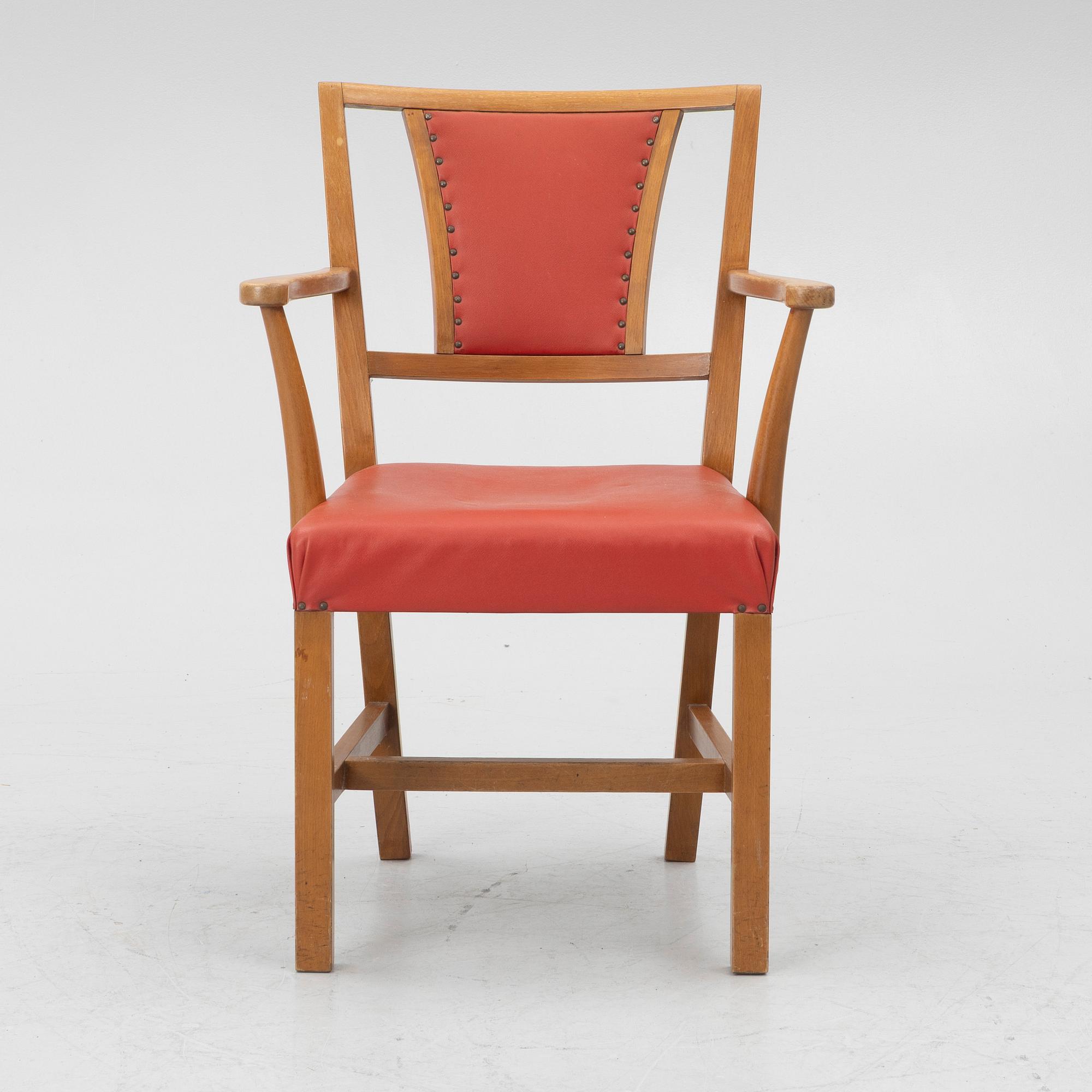Josef Frank, a model B2163 armchair, Svenskt Tenn.