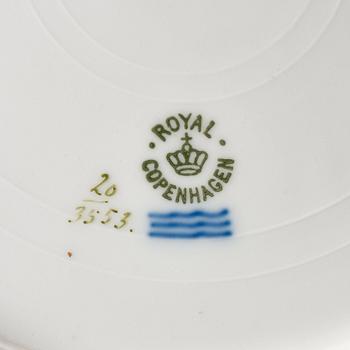 Two Royal Copenhagen 'Flora Dancia' serving dishes, Denmark, 1900's.