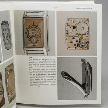 KLOCKLITTERATUR, 9 st, bl.a. Automatic-Armbanduhren aus der Schweiz: Uhren, die sich selber aufziehen.