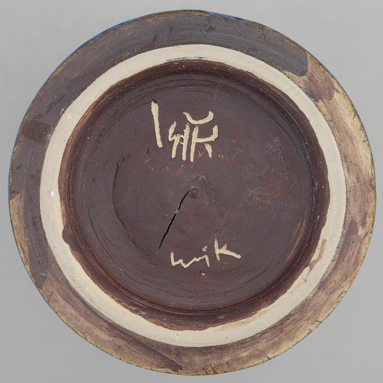 Isak Isaksson, a unique stoneware vase.