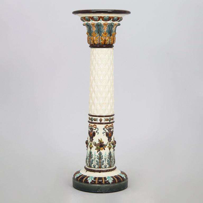 Kukkapylväs / jalusta, Arabia noin 1900.