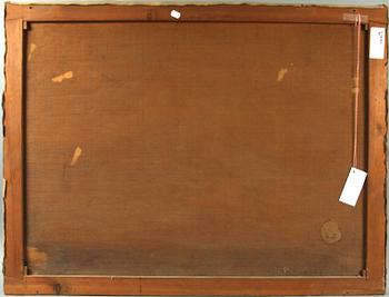 OKÄND KONSTNÄR, olja på duk, sign N. Benzon och dat 1898.