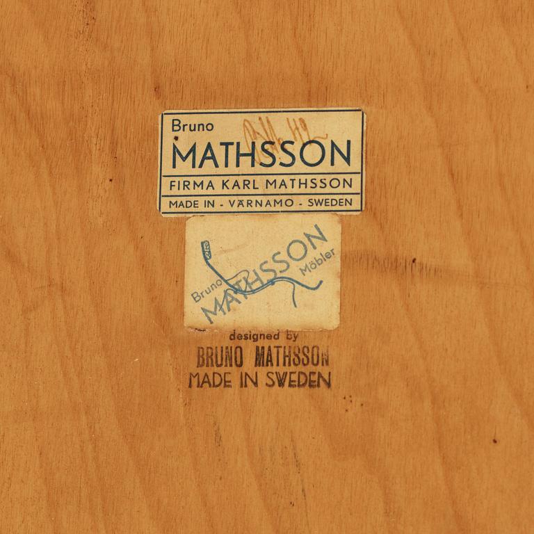 Bruno Mathsson, a coffee table, Firma Karl Mathsson, Värnamo, 1940s.