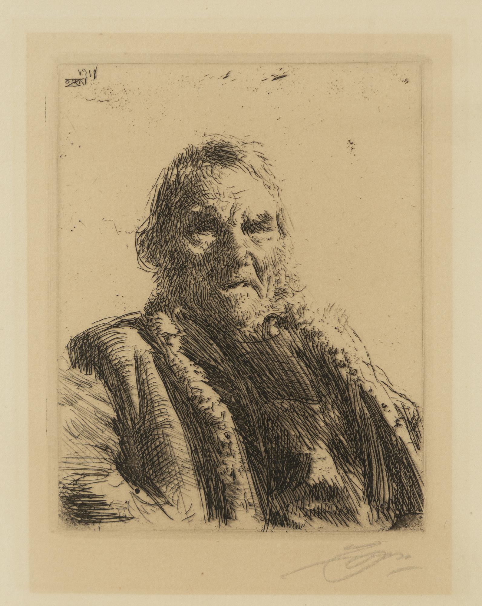 Anders Zorn, "Gammal knekt".