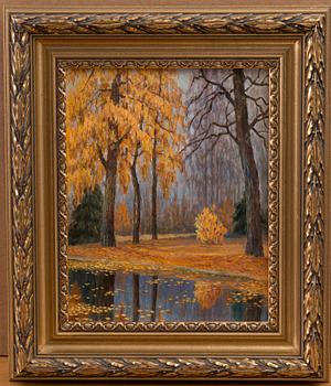Michail Markianovic Germasev, FALL LANDSCAPE. ГЕРМАШЕВ, МИХАИЛ МАРКИАНОВИЧ (1867-1930)
ОСЕННИЙ ПЕЙЗАЖ.