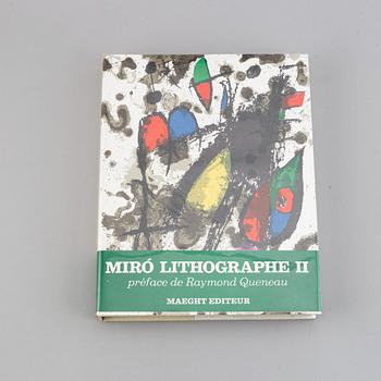 BÖCKER, 6 volymer, Miró lithographe I-VI, F. Mourlot.