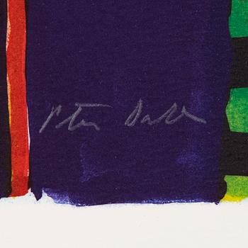 Peter Dahl, lithograph in colours, signed 429/1500.